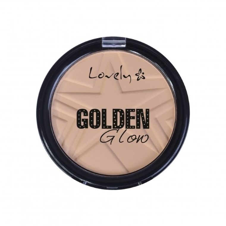 Lovely, Golden Glow Powder, lekki puder do twarzy, nr 2, 15g