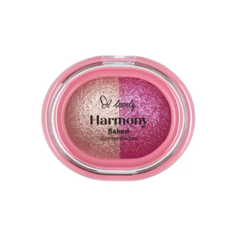 Lovely, Harmony Baked Duo Eyeshadow, wypiekany cień do powiek, nr 03