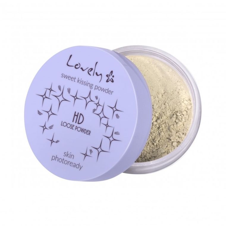 Lovely, HD Loose Powder, transparentny puder mineralny do twarzy, 5.5 g