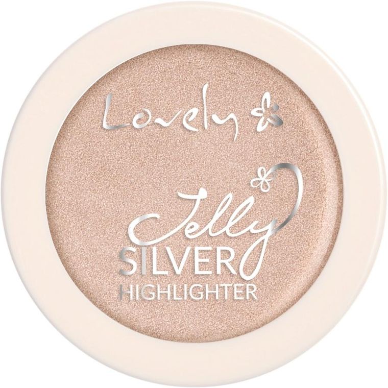 Lovely, Jelly Silver Highlighter, rozświetlacz do twarzy
