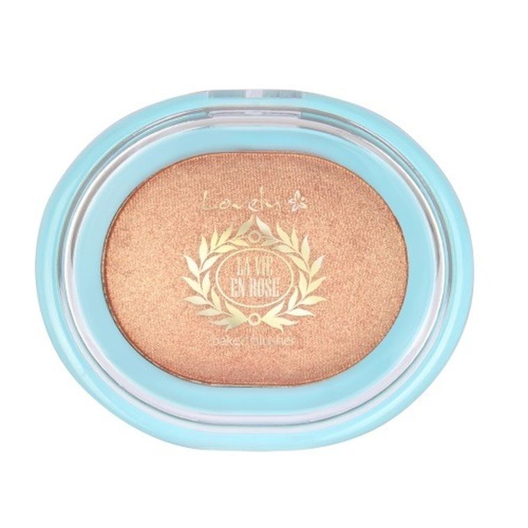 Lovely, La Vie En Rose Baked Blusher, wypiekany róż do twarzy, 01, 3g