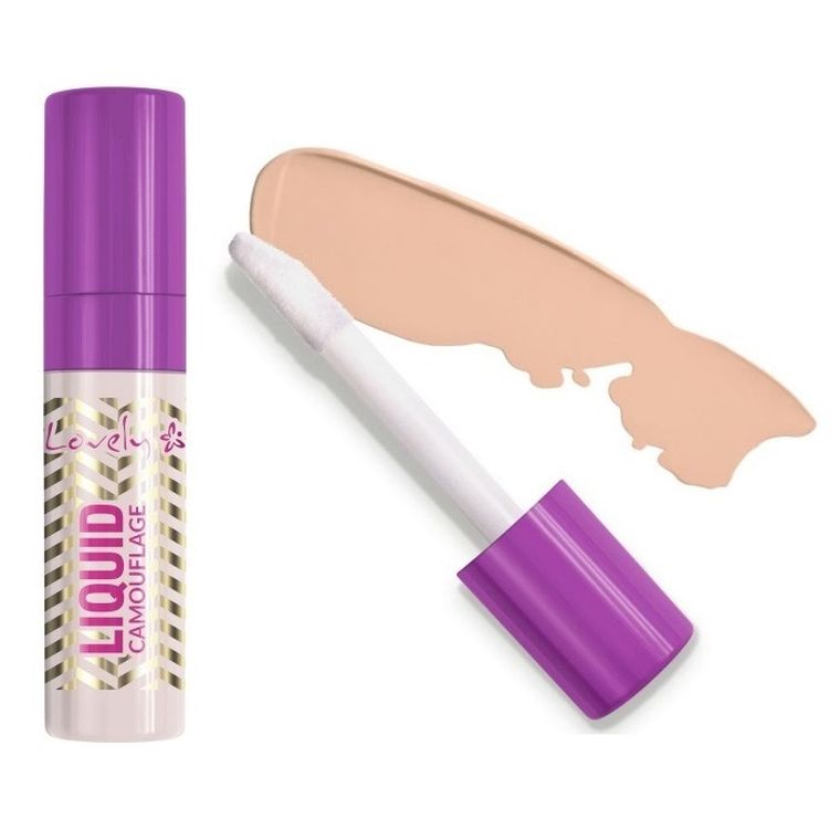 Lovely, Liquid Camouflage, intensywnie kryjący korektor do twarzy, nr. 01, 8 ml