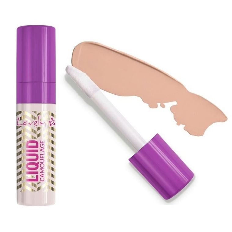 Lovely, Liquid Camouflage, intensywnie kryjący korektor do twarzy, nr. 03, 8 ml