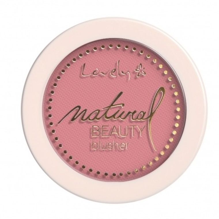 Lovely, Natural Beauty Blusher, róż do policzków, nr. 1, 3.2g