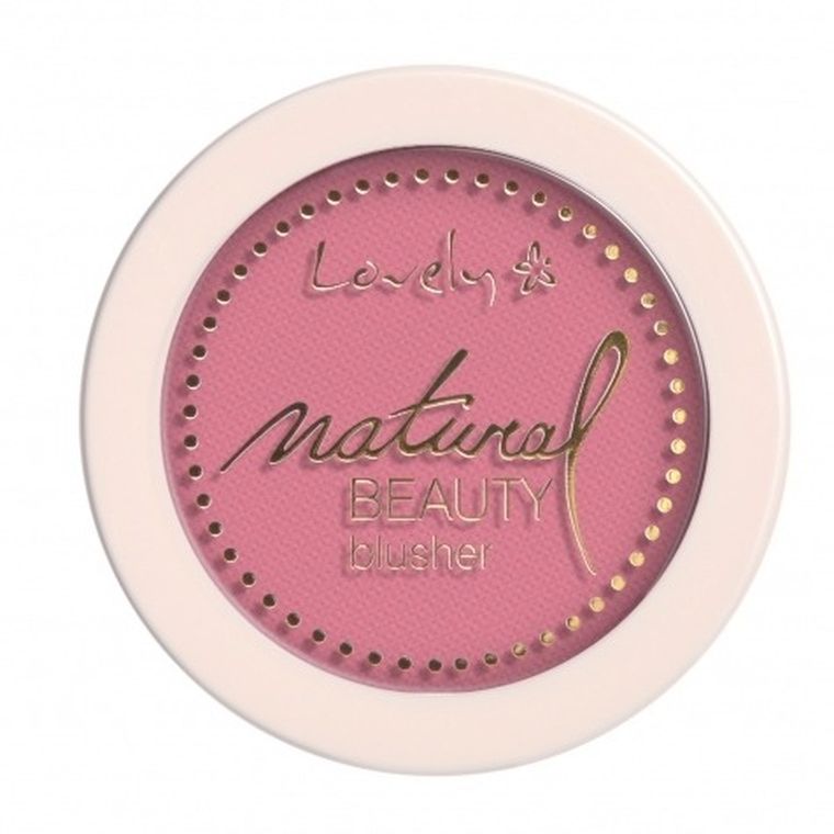 Lovely, Natural Beauty Blusher, róż do policzków, nr. 2, 3.2g