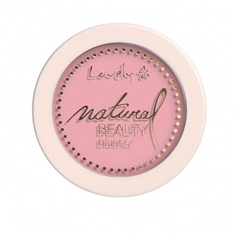Lovely, Natural Beauty Blusher, róż do policzków, nr. 5, 3.2g