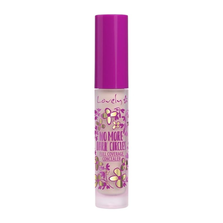 Lovely, No More Dark Circles Full Coverage Concealer, intensywnie kryjący korektor pod oczy 01, 4g