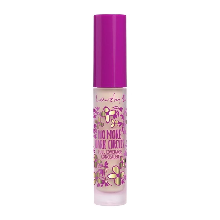 Lovely, No More Dark Circles Full Coverage Concealer, intensywnie kryjący korektor pod oczy 02, 4g