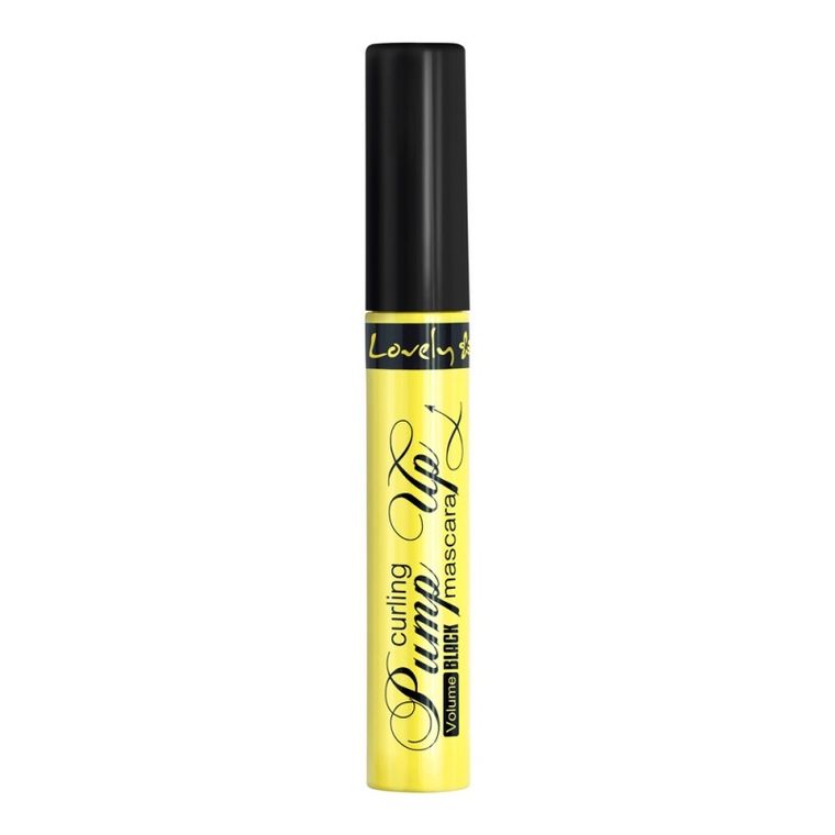 Lovely, Pump Up Curling Volume Mascara, pogrubiający tusz do rzęs, Deep black, 8g