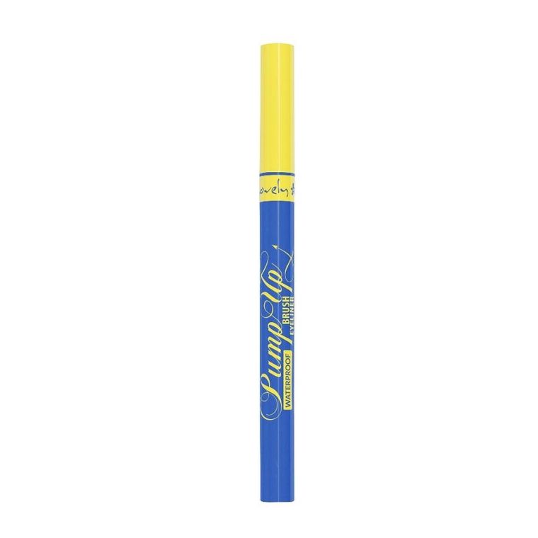 Lovely, Pump Up Waterproof Eyeliner, wodoodporny eyeliner do powiek z precyzyjnym pędzelkiem, 2.5 ml