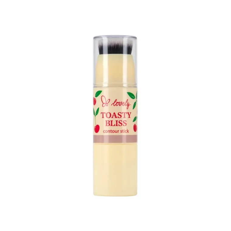Lovely, Toasty Bliss Contour Stick, kremowy bronzer w sztyfcie, 01 Toasted Cherry, 6g