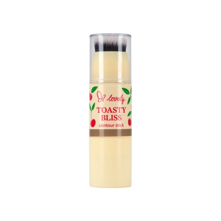 Lovely, Toasty Bliss Contour Stick, kremowy bronzer w sztyfcie, 02 Hazelnut Cream, 6g