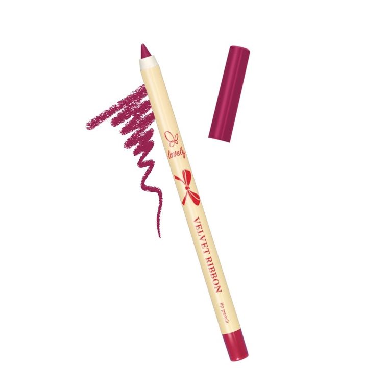 Lovely, Velvet Ribbon Lip Pencil, konturówka do ust, nr 04, 1g