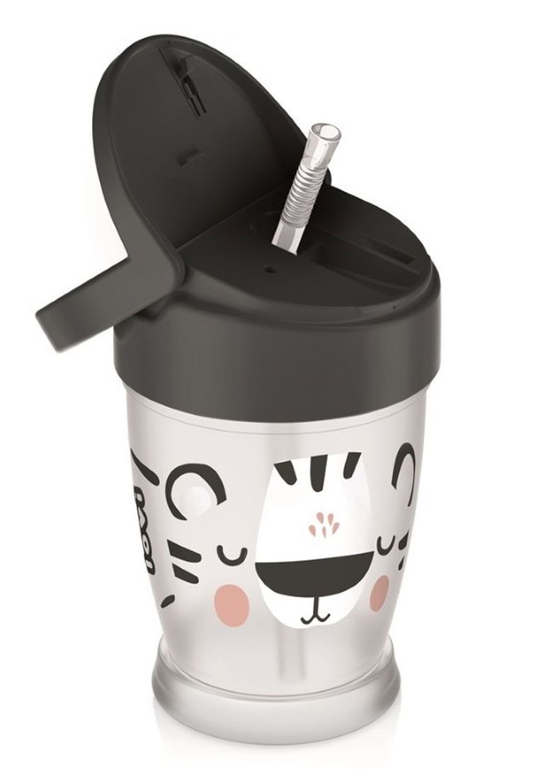 Lovi, Salt&Pepper Junior, kubek ze słomką, 250 ml