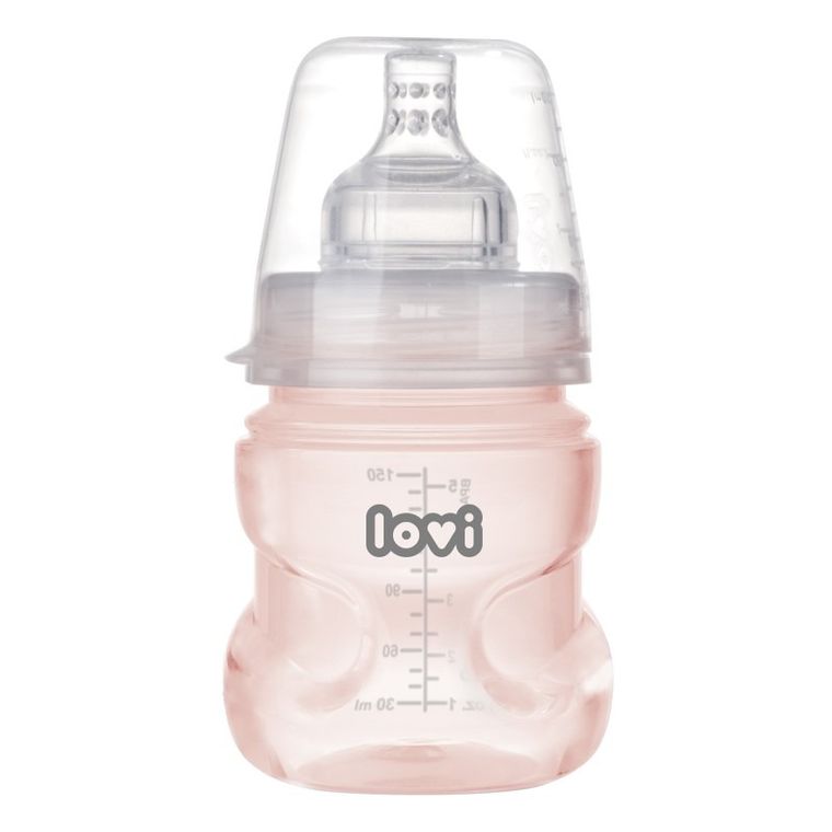 Lovi, Trends, butelka do karmienia, różowa, 120 ml