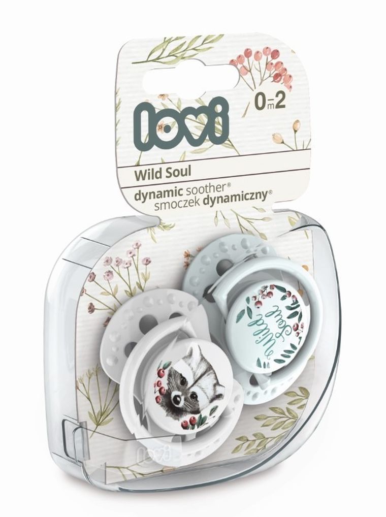 Lovi, Wild Soul Boy, smoczek dynamiczny, silikonowy, 0-2m, 2 szt.