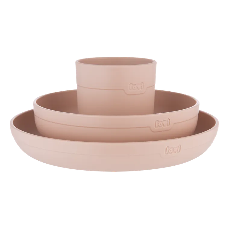 Lovi, zestaw naczyń z kubkiem, nude