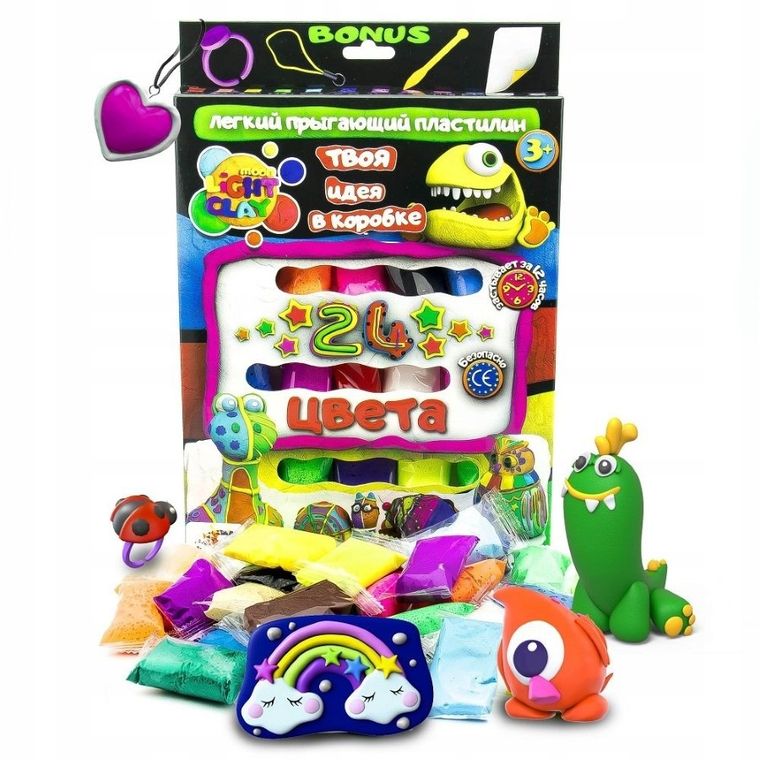 Lovin, ciastolina do modelowania, 24 kolory