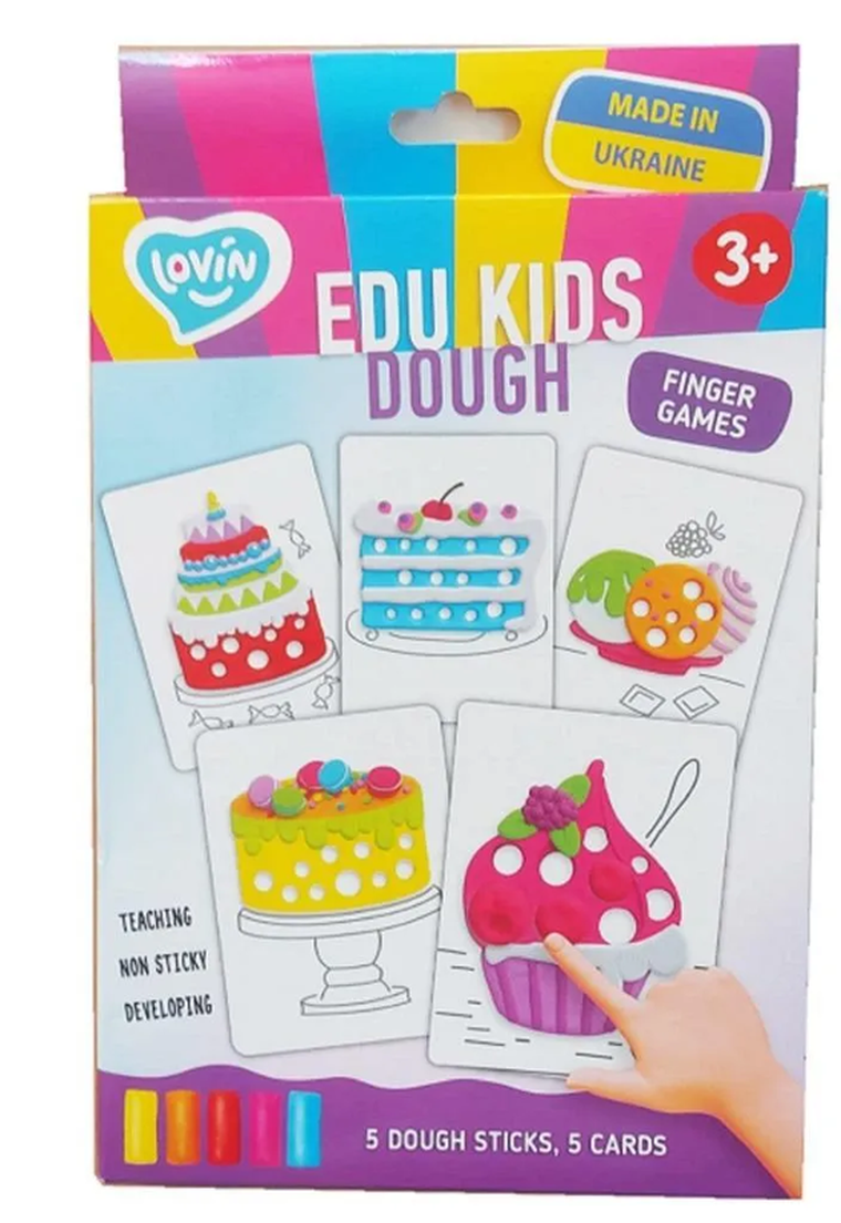 Lovin, Edu Kids, masa plastyczna + karty, sweets