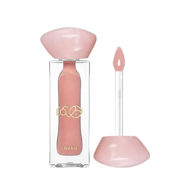 Lovro, Bloo mlight Lipgloss, błyszczyk optycznie powiększający usta z efektem chłodzenia, 04 Nude Muse, 5.5g