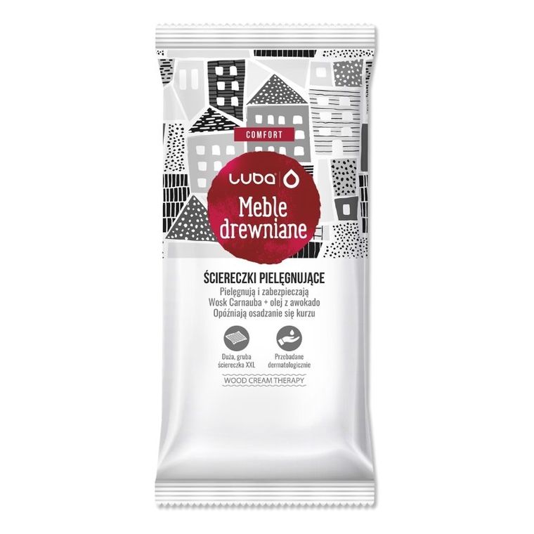 Luba, Comfort, ściereczki pielęgnujące do mebli drewnianych, 32 szt.