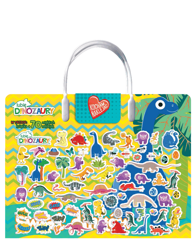 Lubię dinozaury. Kocham naklejać