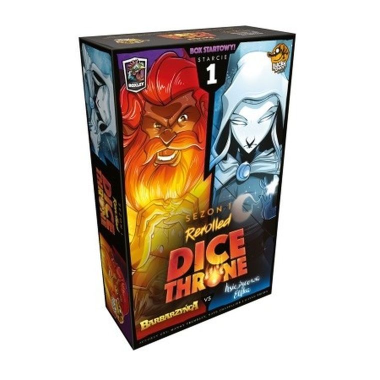 Lucky Duck Games, Dice Throne, Starcie 1: Barbarzyńca vs. Księżycowa Elfka, gra kościana