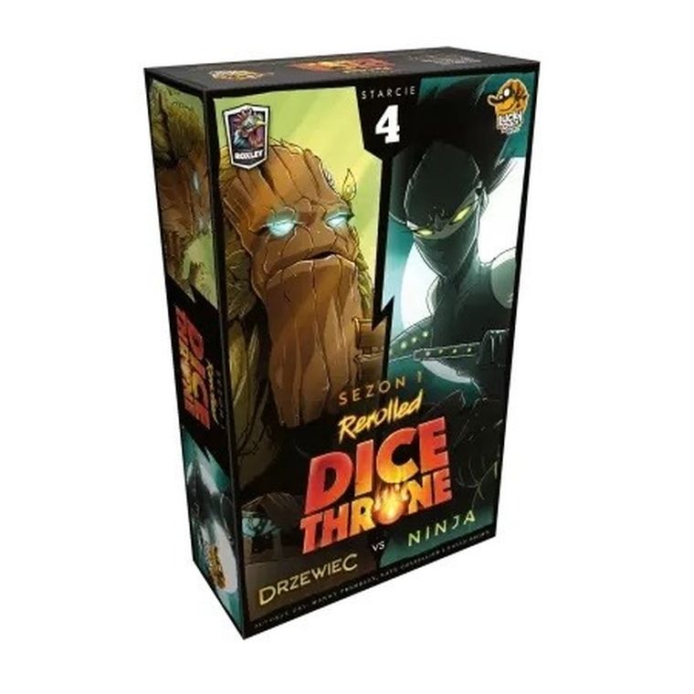 Lucky Duck Games, Dice Throne, Starcie 4: Drzewiec vs. Ninja, gra kościana