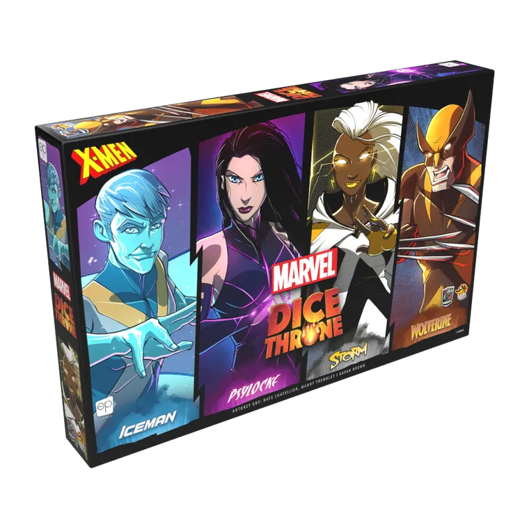 Lucky Duck Games, Marvel X-Men, Dice Throne:Iceman, Psylocke, Storm, Wolverine, gra strategiczna
