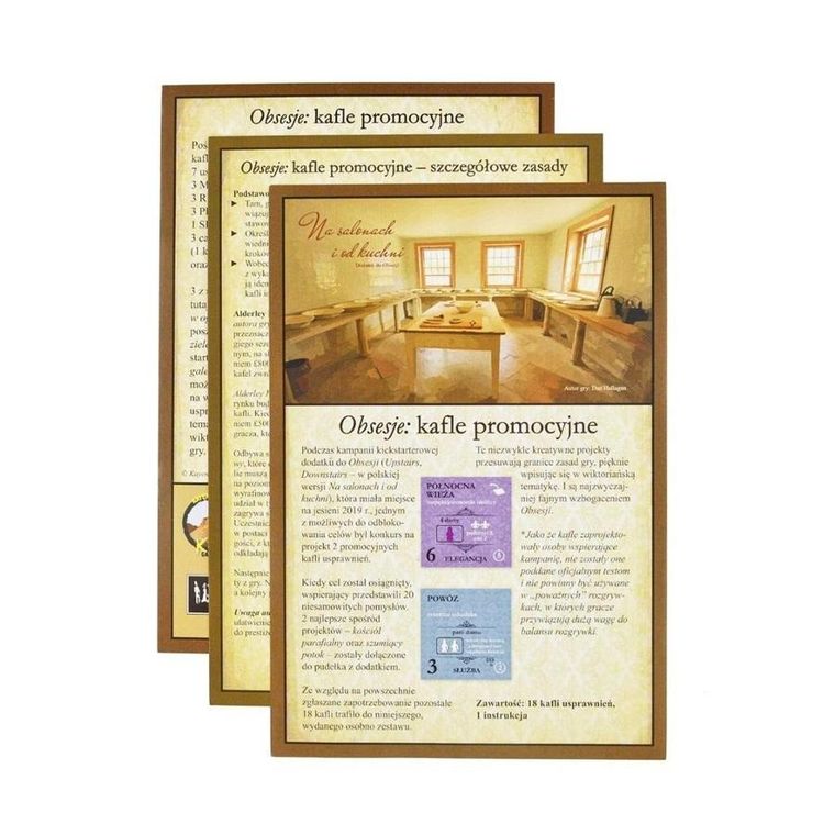 Lucrum Games, Obsesje: Kafle promocyjne, dodatek do gry