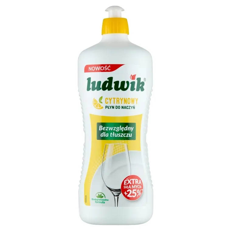 Ludwik, płyn do mycia naczyń, cytryna, 450g