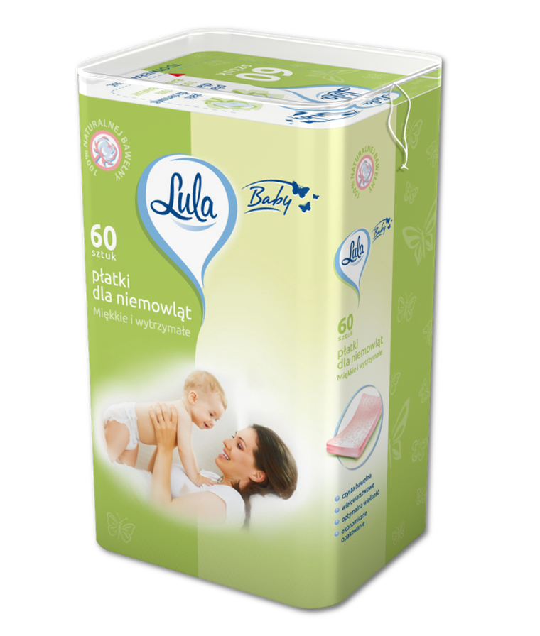 Lula Baby, płatki dla niemowląt, 60 szt.