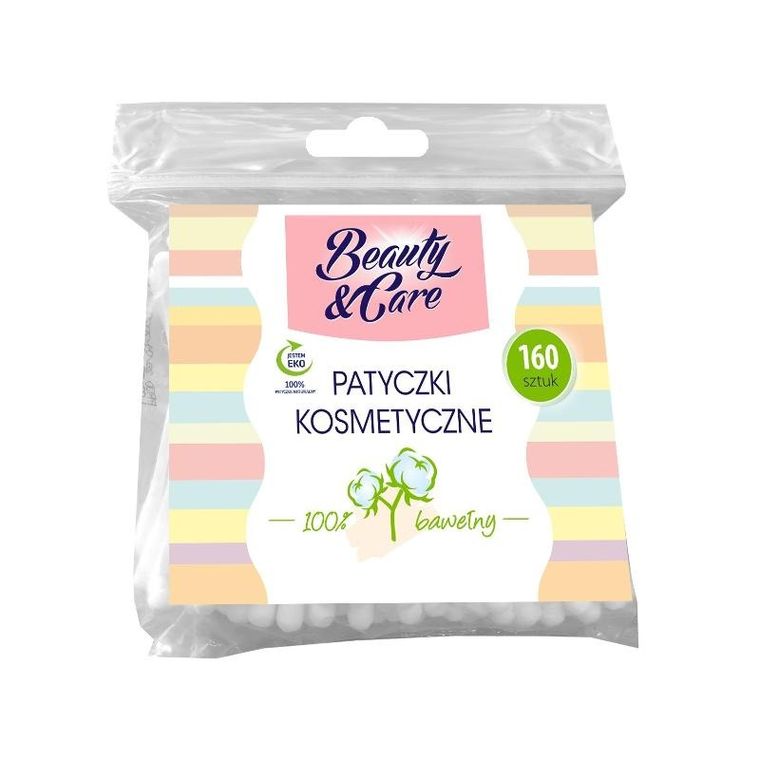 Lula, Beauty&Care, patyczki do uszu kosmetyczne, bio, 160 szt.