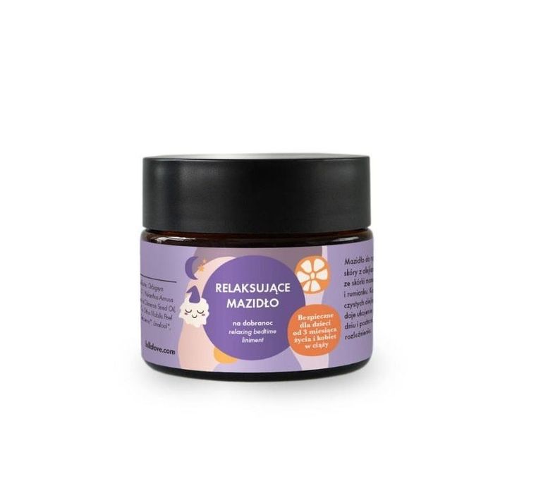 LullaLove, mazidło relaksacyjne do masażu, lawenda, mandarynka, rumianek, 50 ml