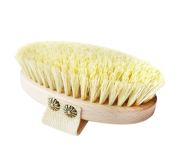 LullaLove, szczotka do masażu ciała na sucho, włókno tampico z agawy