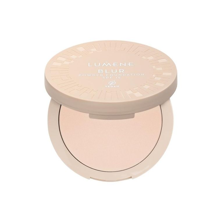Lumene, Blur Longwear Powder Foundation, SPF15, długotrwały puder do twarzy, 2, 10g