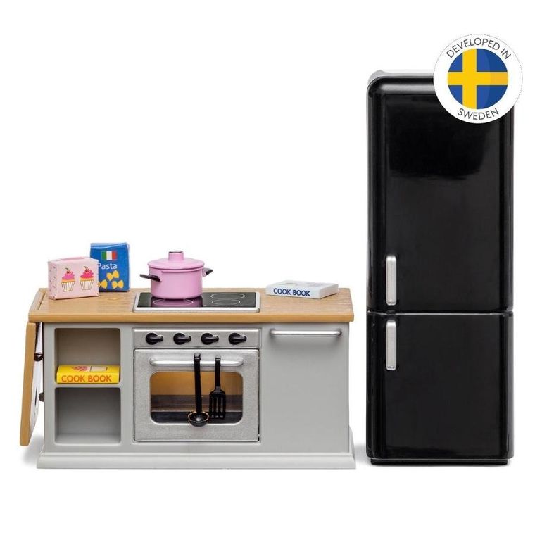 Lundby, zestaw mebli kuchennych w domku dla lalek