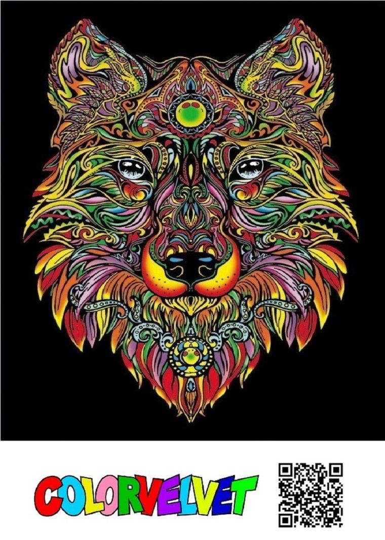 Lupus. Kolorowanka welwetowa, 47-35 cm