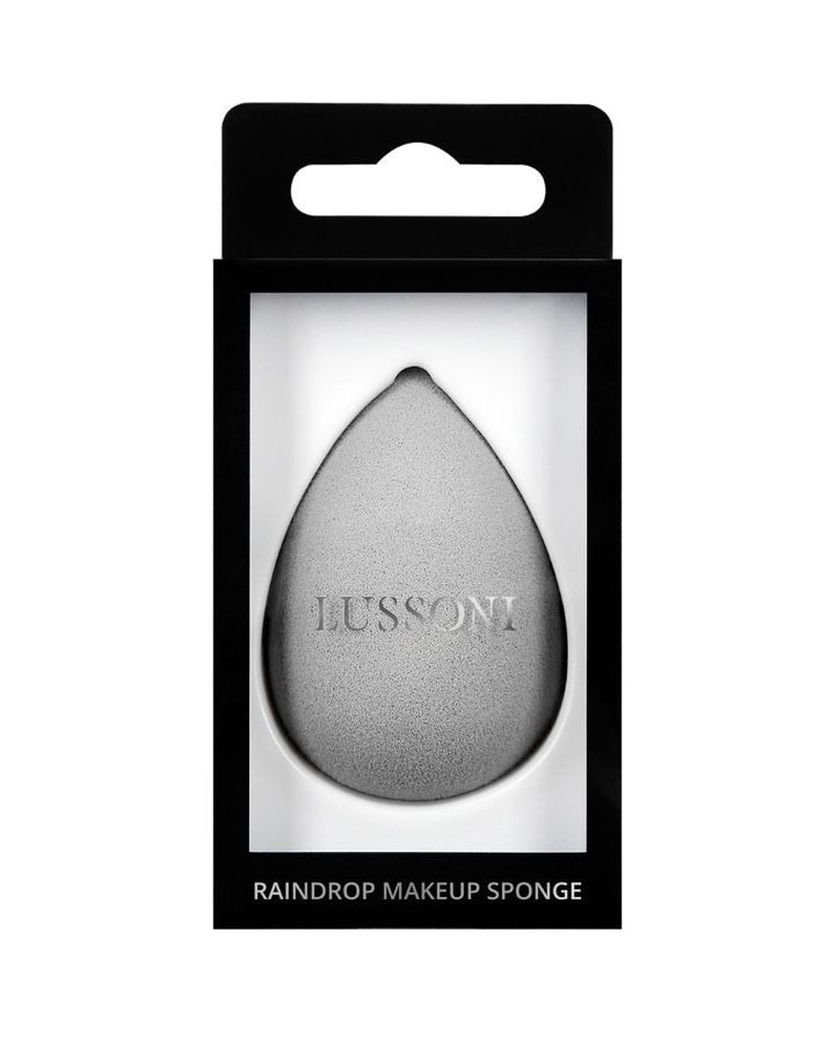 Lussoni, gąbka do makijażu, Raindrop, Szara