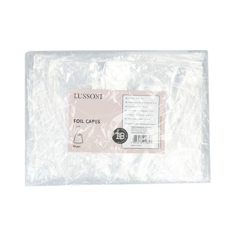 Lussoni, peleryny foliowe, bezbarwne, 50 szt.