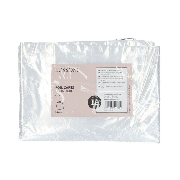 Lussoni, peleryny foliowe, economic, bezbarwne, 50 szt.