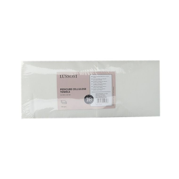 Lussoni, ręczniki z celulozy do pedicure, 50-40 cm, 100 szt.