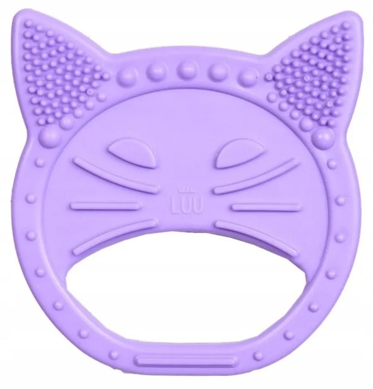 Luu Kids, Luuisa the Cat, gryzak dla dzieci, Purple