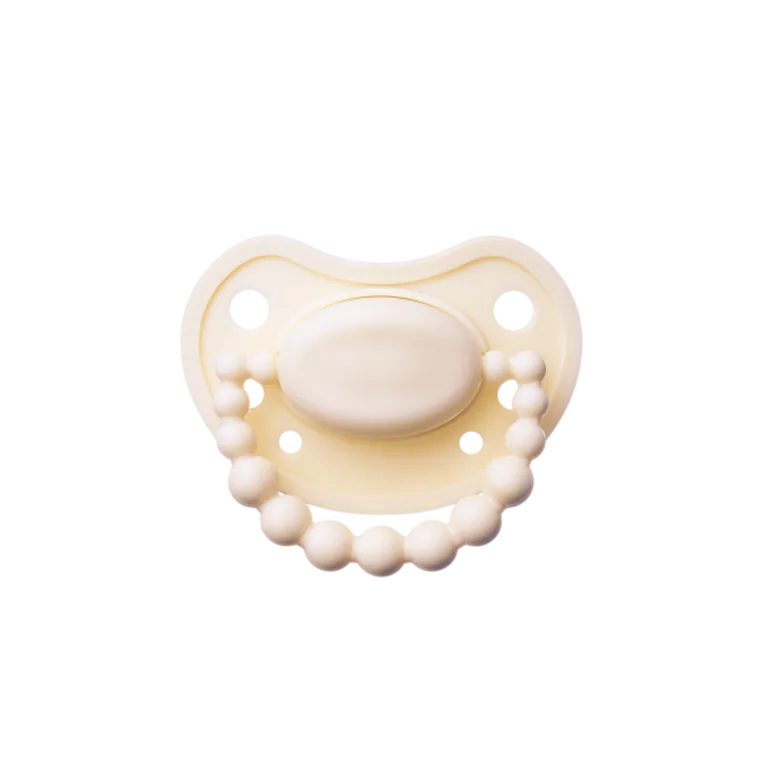 LUU Kids, smoczek pozycjonujący, American Cream, 3-6m