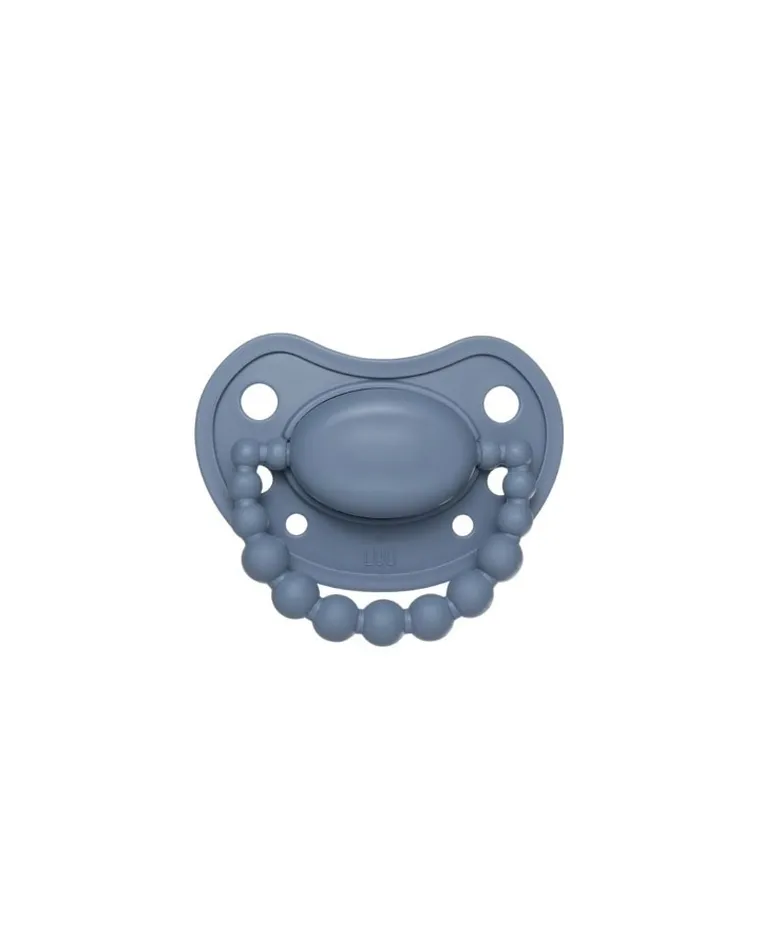 Luu Kids, smoczek pozycjonujący, Cloudy Blue, 3-6m