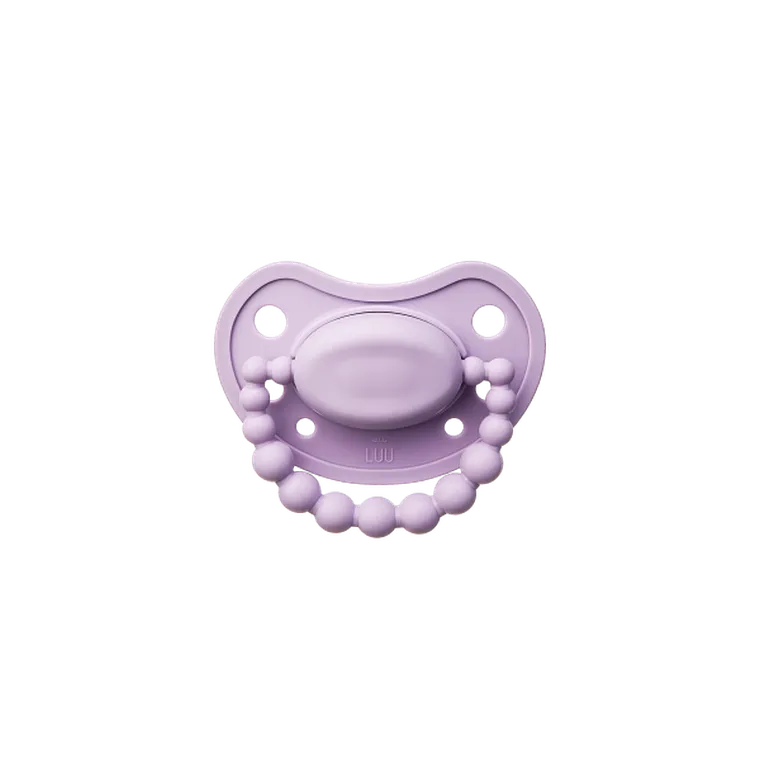 LUU Kids, smoczek pozycjonujący, French Lavender, 0-3m