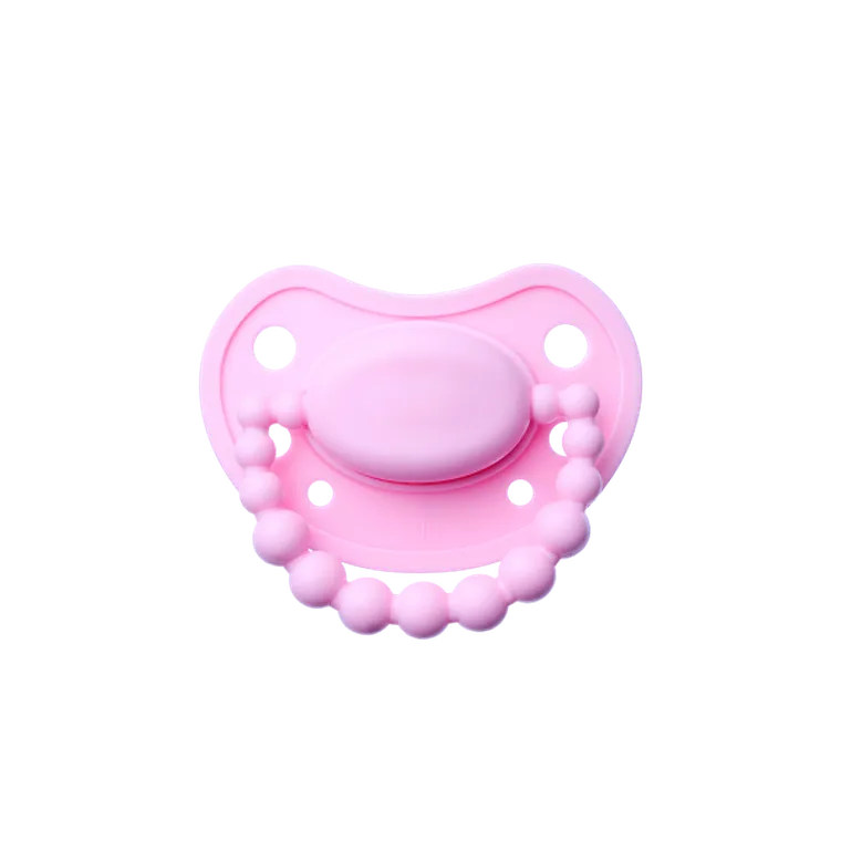 LUU Kids, smoczek pozycjonujący, Pink A Boo, 0-3m