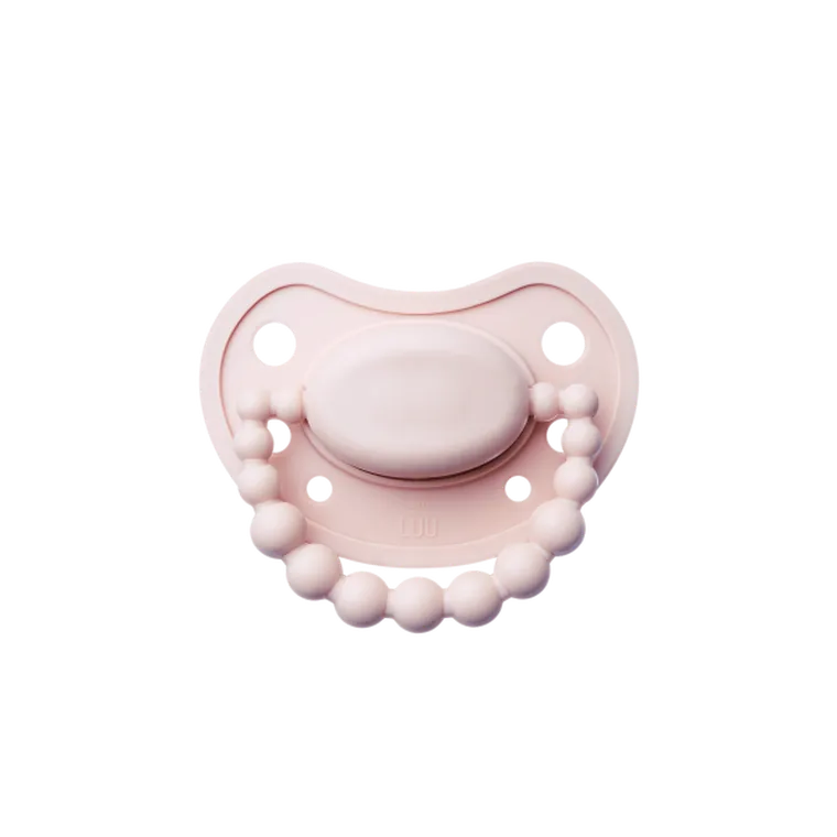 LUU Kids, smoczek pozycjonujący, Velvet Blush, 0-3m