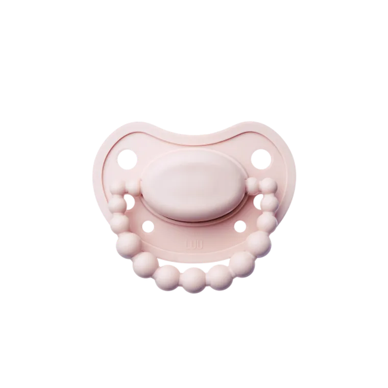 LUU Kids, smoczek pozycjonujący, Velvet Blush, 3-6m
