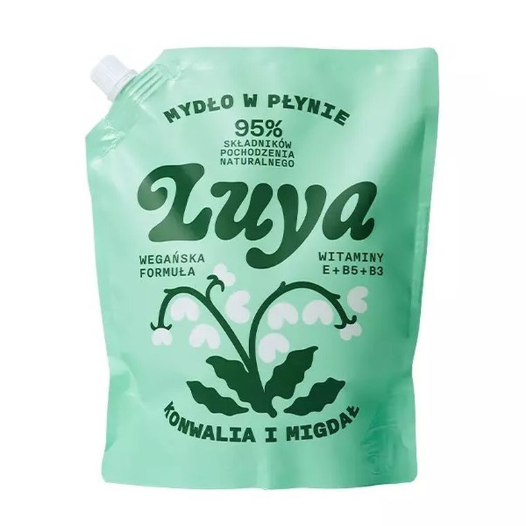 Luya, mydło do rąk w płynie, Konwalia i Migdał, 800 ml